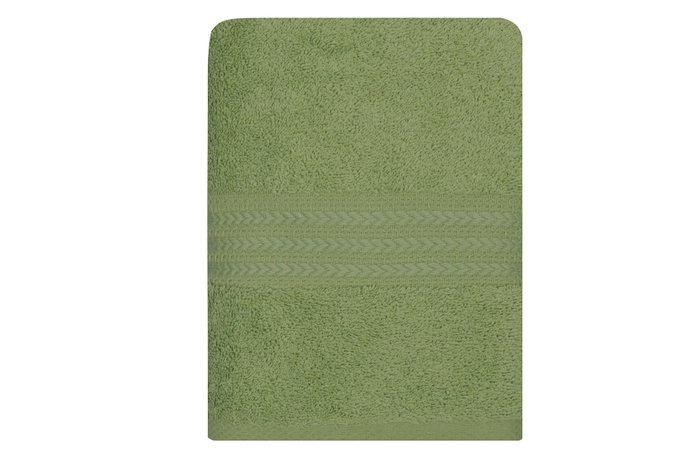 Mijölnir Toalla de manos de algodón 100% verde, 50x90 cm, 500 gr/m²